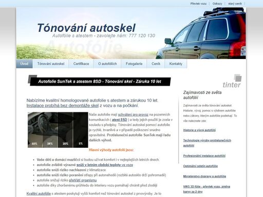 homologované autofolie suntek s atestem 8sd. rychle, kvalitně a s důrazem na spokojenost zákazníka. kontakt: +420 777 120 130