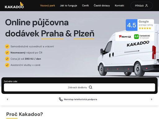 online půjčovna dodávek praha, plzeň, zlín. vyberte si termín a dodávku, registrujte se, zaplaťte a vyrazte! všechno vyřídíte on-line 24/7. lokality holešovice, letňany, černý most, strahov, zličín, vršovice a hostivař.