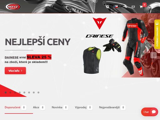 kvalita, pohodlí i super design. vše pro motorkáře na jednom místě. nabízíme stovky produktů prověřených značek. vybavte se na moto za super ceny u mcf! oblečení. moto př ...