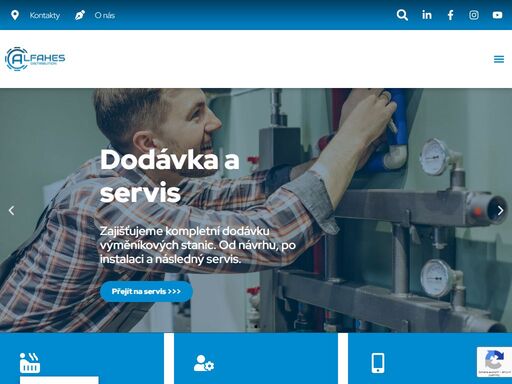 jsme výhradním distributorem výměníkových stanic alfa laval v české republice. nabízíme kompletní služby od návrhu přes instalaci až po servis a online dohled tepelných zdrojů.
