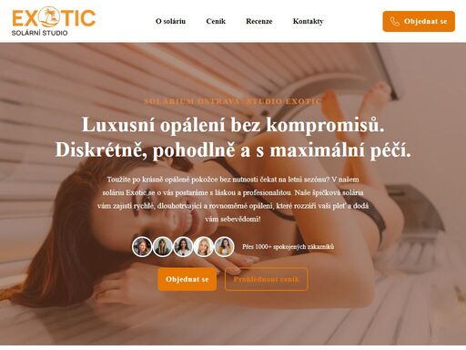 dopřejte si relax a krásné opálení v našem solárním studiu exotic ostrava (mariánské hory). moderní solária ergoline & luxura, příjemná atmosféra, otevřeno celý týden.