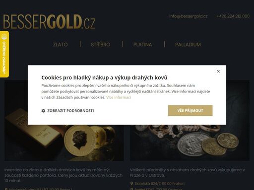 prodej a výkup investičního zlata, stříbra, platiny a paladia. e-shop a kamenný obchod v centru prahy. spoření do zlata. pobočky v ostravě, drážďanech a tel avivu.