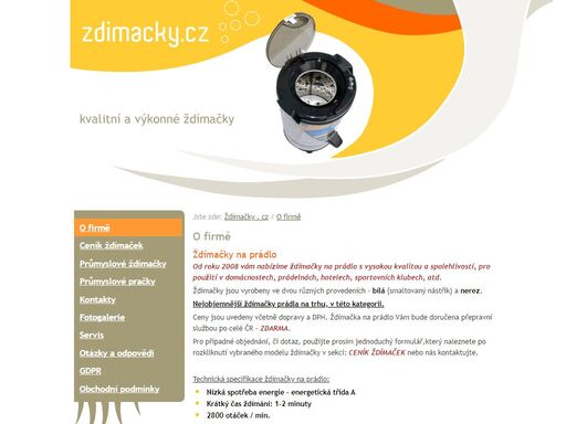 ždímačky prádla značky premio