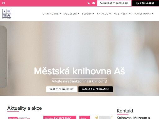 knihovna a muzeum aš je příspěvkovou organizací města aš, která vznikla vznikla 1. ledna 2013