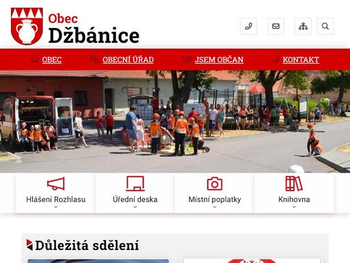 www.obec-dzbanice.cz