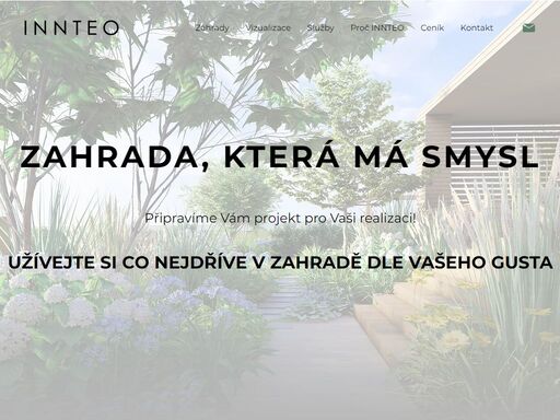 projekty zahrad včetně 3d vizualizace. návrhy zahrad, residenčních komplexů, veřejných prostor, teras, balkónů aj. vytvořme společně ideální místo pro váš život. chytře, stylově a vám na míru.