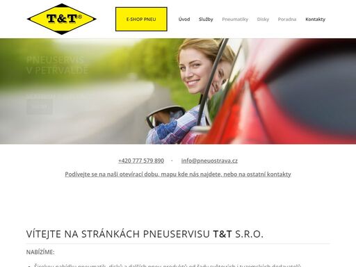 navštivte náš pneuservis v petřvaldě. nabízíme širokou paletu pneumatik a disků od řady dodavatelů. provádíme montáž a demontáž, vyvažování, opravy pneu a disků