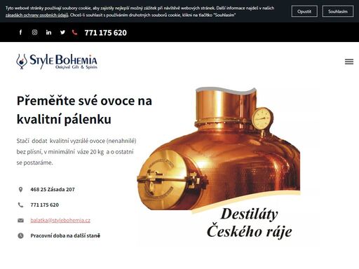 pěstitelská palírny a destilerie
