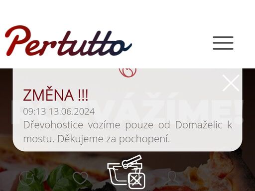 pizza přerov ta nejlepší pizza v celém přerově a okolí! pizza je rozvážena po přerově zdarma. díky domácímu tradičnímu těstu z itálie, je pizza vždy křupavá a originální. stahujte naší aplikaci pro rychlejší nákupy. pizza přerov, pizzerie přerov.