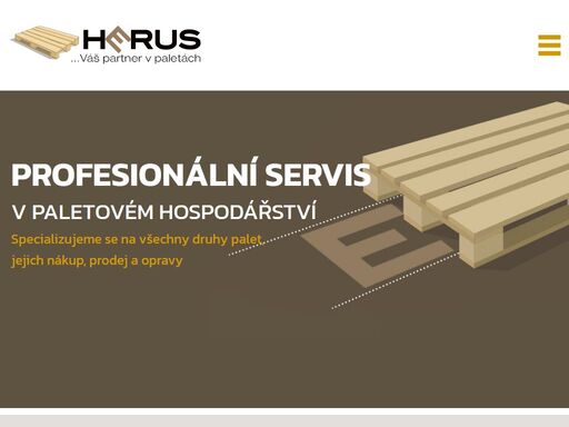 společnost herus, s.r.o. působí na trhu s paletami již od roku 1995. specializujeme se na všechny druhy palet, jejich nákup, prodej a opravy. 