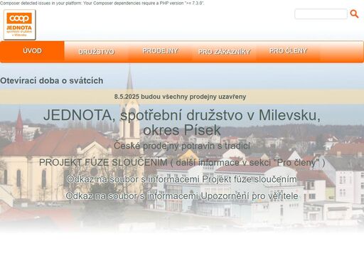 www.jednota-milevsko.cz