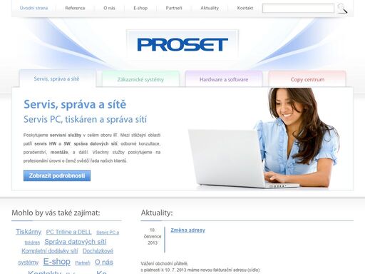 proset s.r.o. je společnost, která za vás vyřeší problémy s informačními  technologiemi.