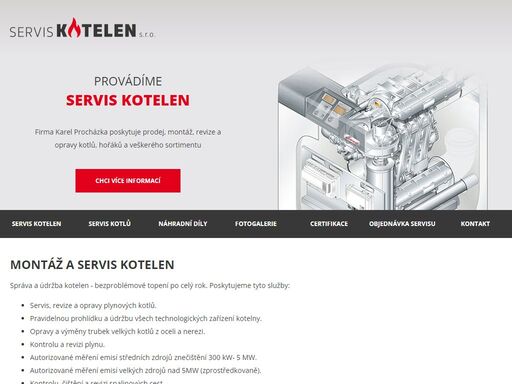 zajistíme údržbu a servis kotelny, opravu a servis plynových kotlů, měření emisí i revizi komínu. šetřete náklady na topení už dnes.