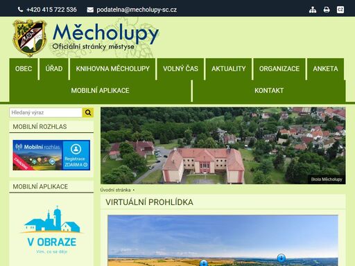oficiální stránky obce měcholupy
