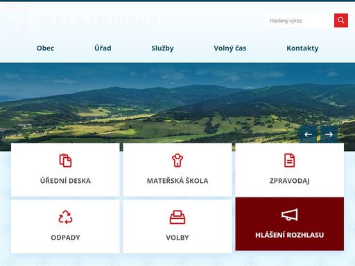 obec malá morava