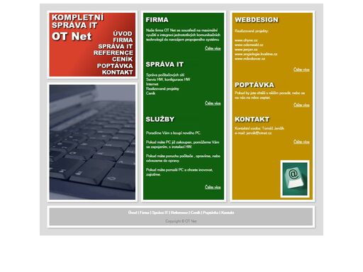 firma ot net - kompletní správa it