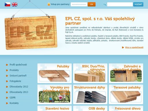 prodej palubek, bsh, duo/trio, osb, řeziva, aro dýh, decking, lišt