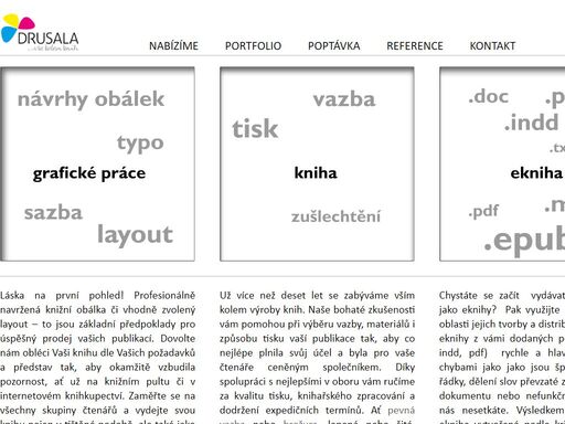 knižní vazba, layout, papír, sazba