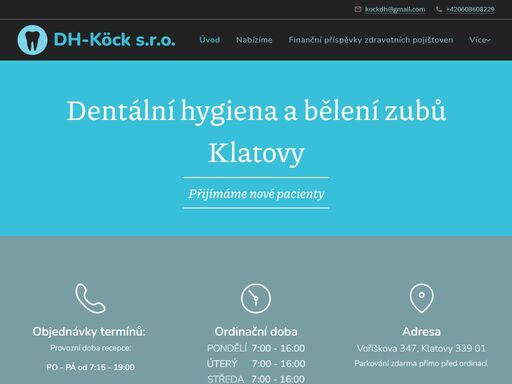 dentální hygiena klatovy