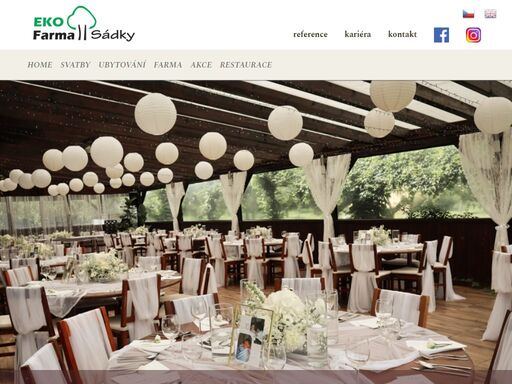 ekofarma, agropenzion a cyklocentrum sádky nabízí ubytování a dovolenou v přírodě, pořádání svateb, oslav, teambuildingových 