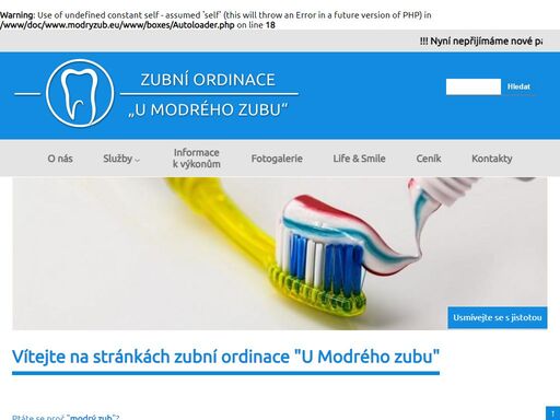 zubní ordinace u modrého zubu plzeň slovany