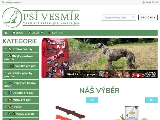 vesmírná radost pro vašeho psa. potřeby pro výcvik a cestování se psem na www.psivesmir.cz, pelíšky, hračky, pamlsky, vodítka, obojky, granule, výcvik a sport. rady, tipy a návody pro pejskaře. u nás najdete na jednom místě vše pro vaše čtyřnohé parťáky. vesmírná radost pro vašeho psa.
