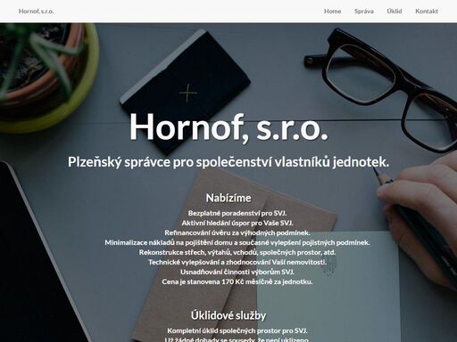 hornof, s.r.o. - firma pro správu svj a úklid