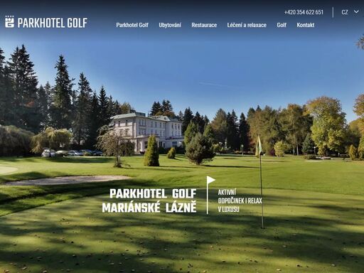 přijeďte si odpočinout do čtyřhvězdičkového hotelu v mariánských lázní! ubytování, restaurace, golf.