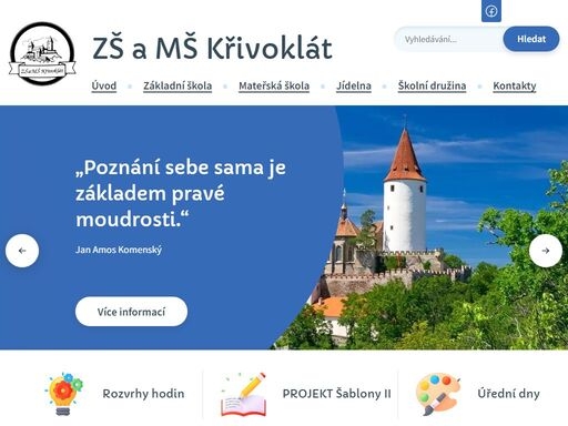 základní a mateřská škola křivoklát, okres rakovník