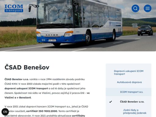 icom transport a.s. se během 10 let stal jedním z největších a nejmodernějších dopravních uskupení evropy.