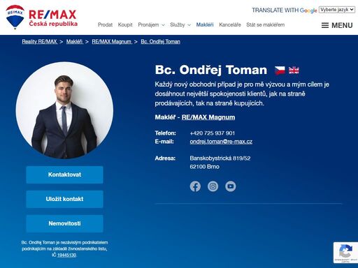 chcete prodat, koupit či pronajmout byt, dům nebo pozemek? spolehněte se na jedničku mezi realitkami. re/max je tu pro vás na více než 170 místech v celé čr.