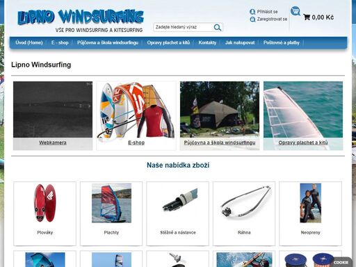 lipno, windsurfing, kite, půjčovna, webcam windsurfing, kitesurfing, e-shop, prodejna, půjčovna a škola. lipno, černá v pošumaví, webcam, počasí.