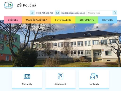 základní škola a mateřská škola poličná