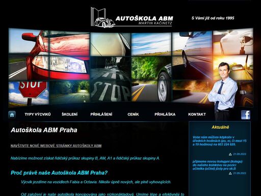 autoškola abm - praha nabízí školení řidičů a možnost získat řidičský průkaz b, am, a1 a a, autoškola sídlí v podolí – praha 4.