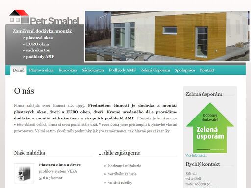 zaměření, dodávka, montáž: plastová okna a dveře, euro okna a dveře, sádrokarton, podledy amf.