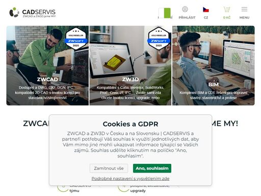 pomůžeme vám se zwcad/zw3d a bim software. jsme hlavními distributory zwcad, zw3d a arcadia bim pro českou a slovenkou republiku.