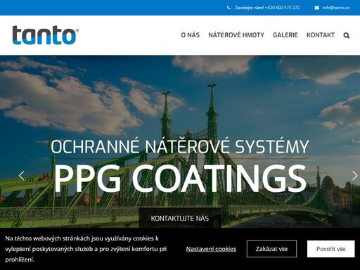 společnost tanto dodává přes dvacet let nátěrové hmoty sigmacoatings, které patří pod celosvětově uznávanou značku ppg. objednejte si naše nátěrové hmoty!