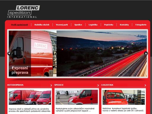 lorenc-spedition.com - váš profesionální parner v oboru mezinárodní přepravy, logistiky a spedice