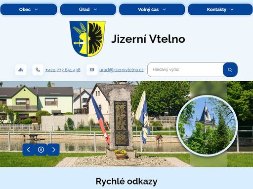oficiální stránky obce jizerní vtelno