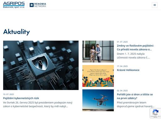 nabízíme široké spektrum pojišťovacích služeb se zaměřením na zemědělské pojištění plodin, zvířat, techniky a odpovědnosti.
