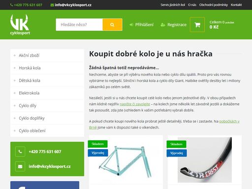 prodáváme jízdní kola a kompletní cyklo příslušenství. odborně poradíme, v kolech se dokonale vyznáme. u nás si kolo či cyklopříslušenství vyberete. kontaktujte nás.
