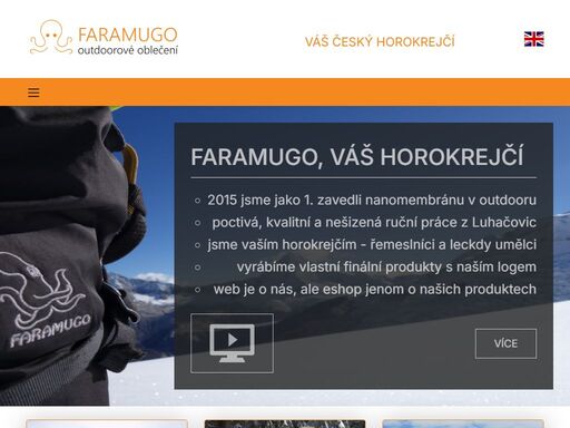 zabýváme se výrobou a šitím sportovního textilu. nabízíme vybavení a oblečení pro horolezce, lezce, turisty, cyklisty a jiné sportovce. poskytujeme poradenské služby. výrobu zajišťujeme z přírodních materiálů i funkčních technických tkanin.