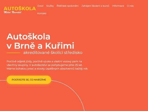 autoškola v brně i kuřimi, akreditované školící středisko. nabízíme profesní školení, řidičské oprávnění, referentské školení a mnoho dalších služeb.