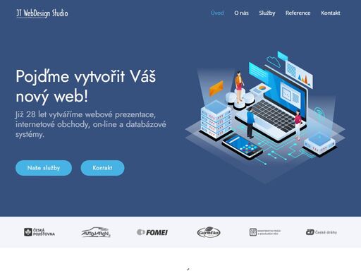 profesionální www prezentace / internetové obchody / on-line a databázové systémy / grafické návrhy / webhosting / registrace domén