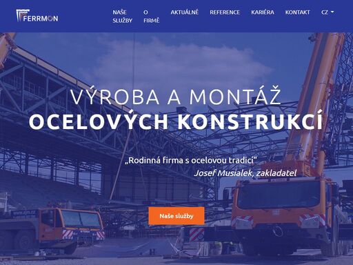 tradiční společnost zabývající se výrobou ocelových konstrukcí.