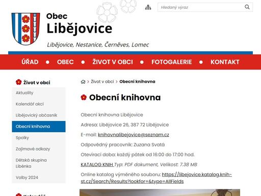obecní knihovna