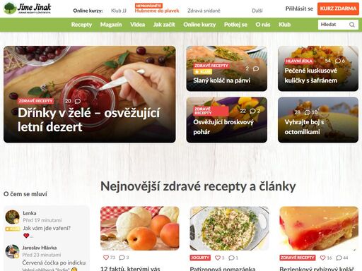 objevte tisíce zdravých a nápaditých receptů! přidejte do online programu zdarma, zlepšete zdraví i postavu.