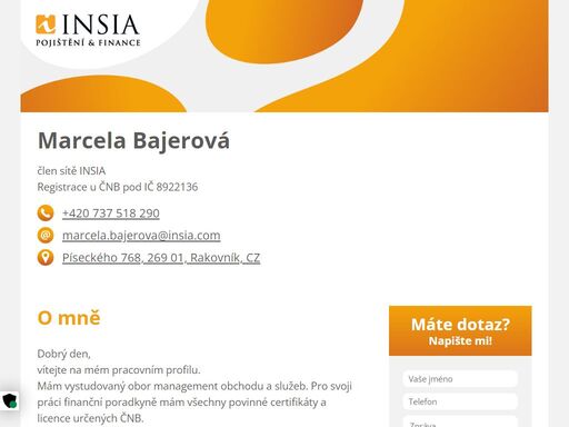 marcela bajerová