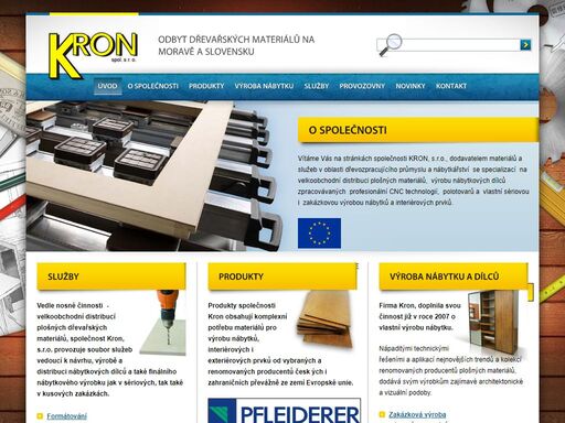 distribuce velkoplošných dřevařských  materiálů, výroba nábytkářských polotovarů, výroba nábytku , servis s dřevovláknitými deskami, cnc dřevoobrábění dílců.