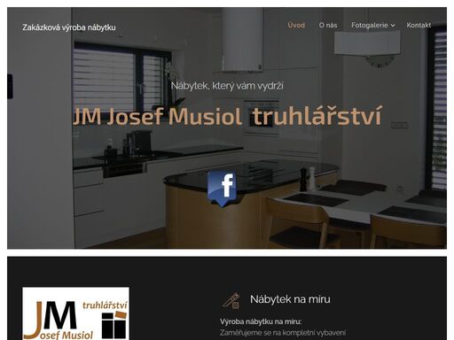výroba nábytku na míru:zaměřujeme se na kompletní vybavení interiérů i exteriérů z hlediska truhlářské výroby jako je kuchyňská linka, schody, ložnice, vestavěné skříně, kancelářský nábytek, obývací stěny, dětský a koupelnový nábytek atd.v této oblasti se vždy snažíme co nejlépe vyhovět požadavkům našeho zákazníka. nejsme specificky zaměření,...